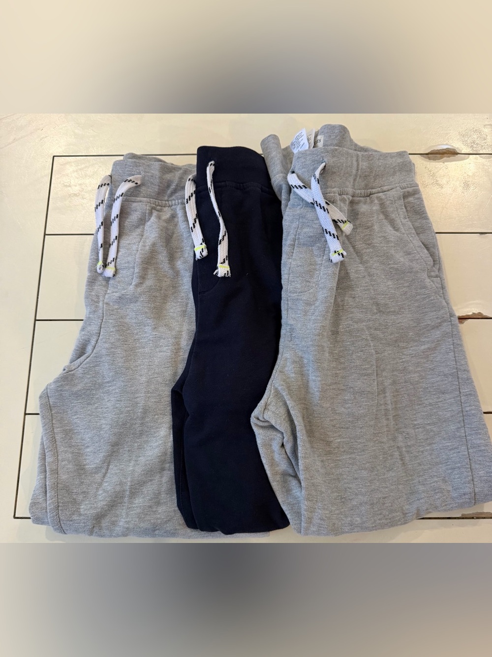 Crewcuts Boys XL 12-14 3 pair, gray & navy